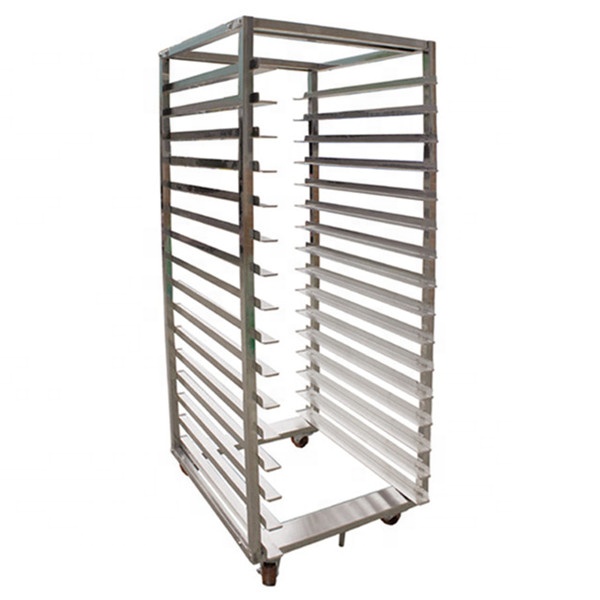 Kitchen Baking Trolley - Rak Oven Troli Rotari Baja Tahan