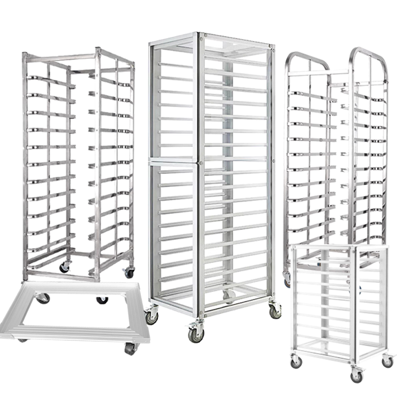 Kitchen Baking Trolley - Troli Rak Loyang Panggang Aluminium Komersial