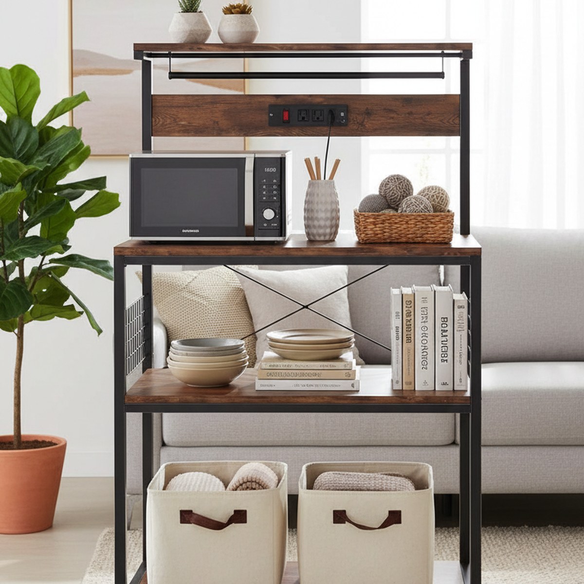 Kitchen Baker - Rak Dapur 31,5 Inci dengan Stopkontak