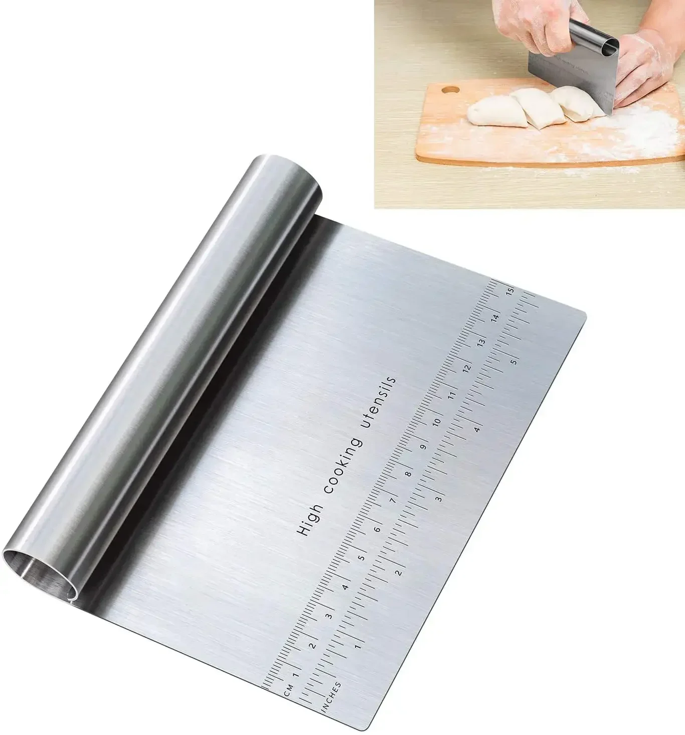 Kitchen Baking Tray Set - Baja Nirkarat Pengikis Kue Pemotong Kue