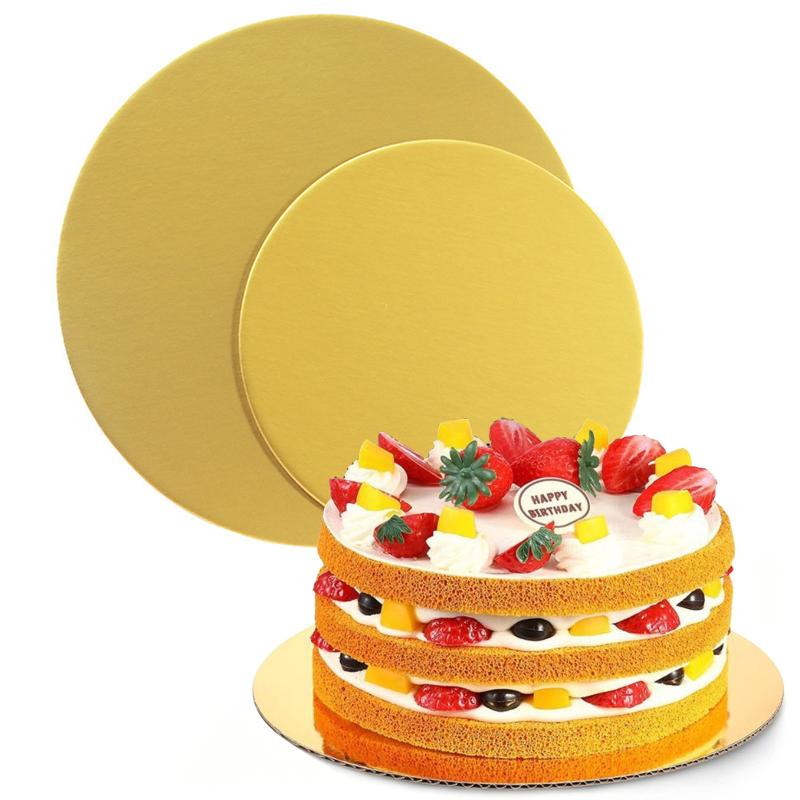 Cake Board Round - 10 Buah Papan Kue Bulat Inci