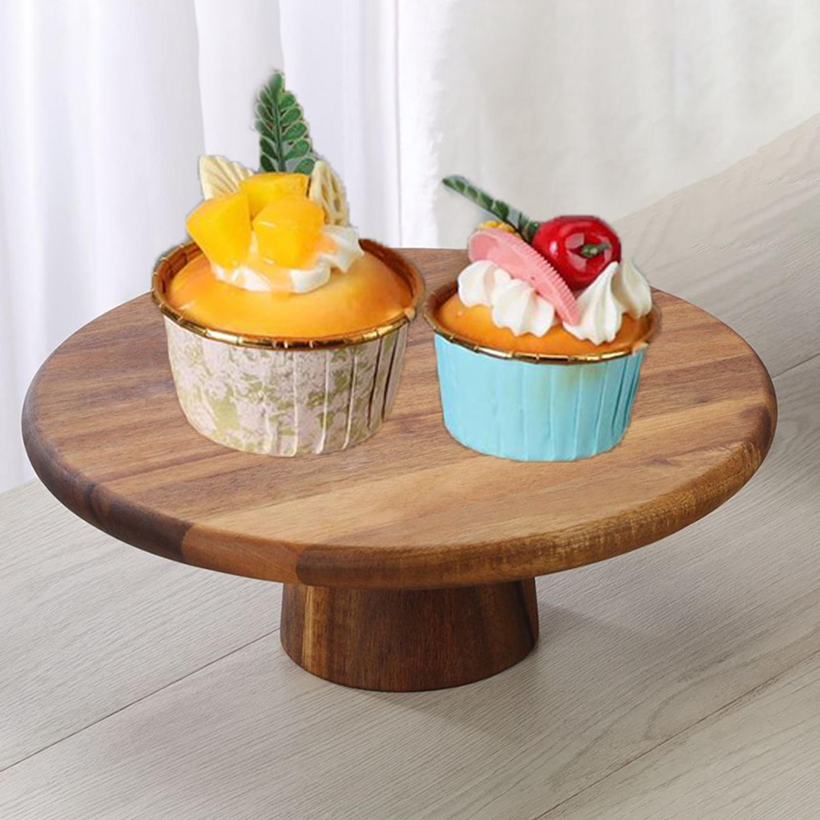 Cake Board Round - Tempat Kue Kayu Serbaguna, Papan Sajian