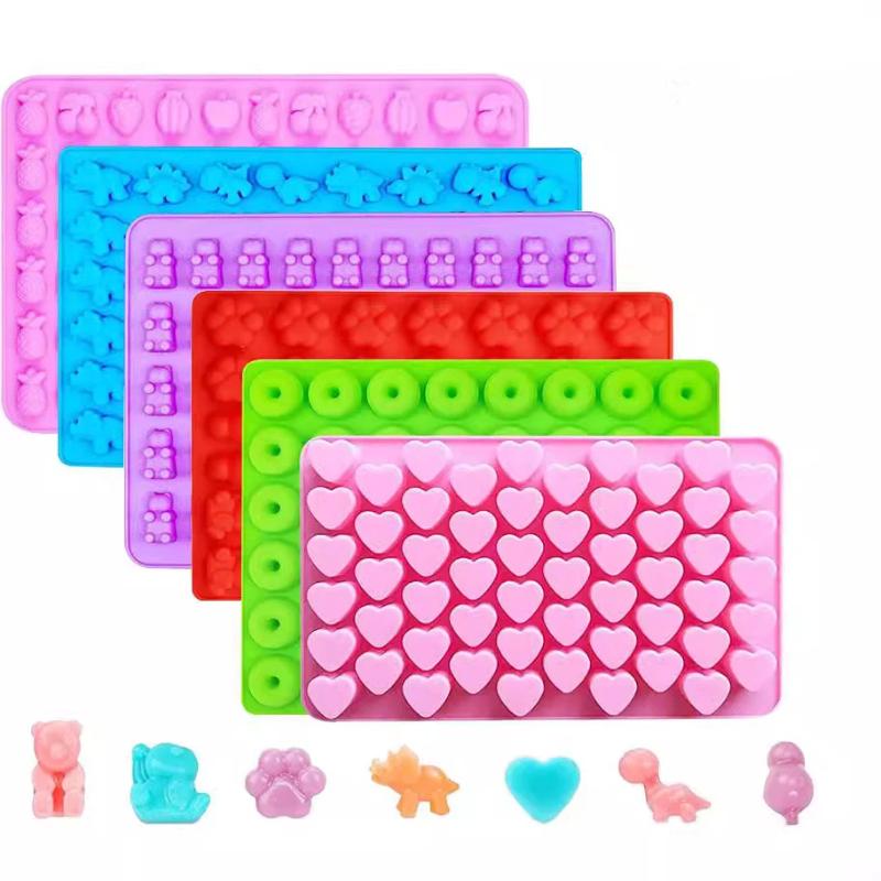 Kitchen Baking Tray Set - 1/5Pcs Cetakan Permen Jelly Gummy dengan