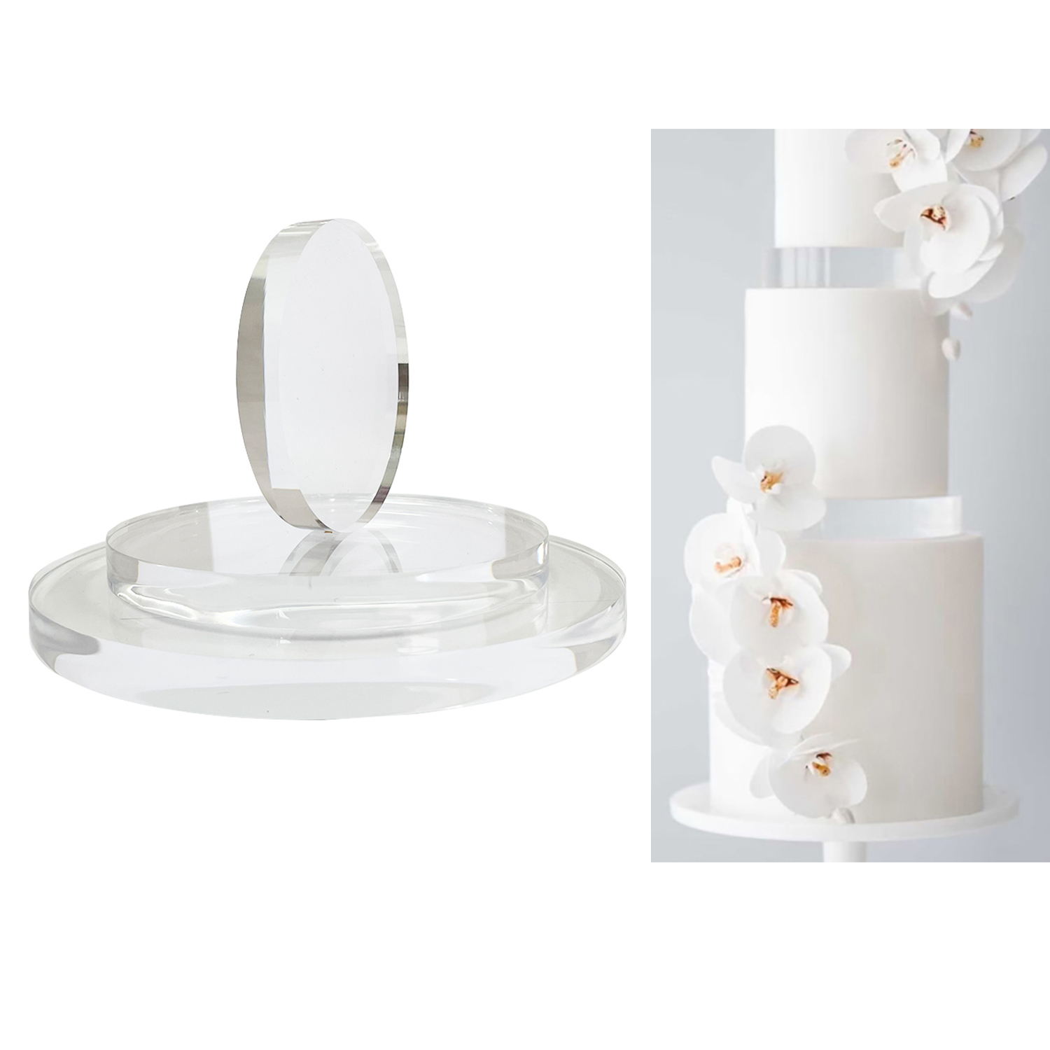 Cake Board Round - Dekorasi Papan Kue Pengatur Jarak Kue