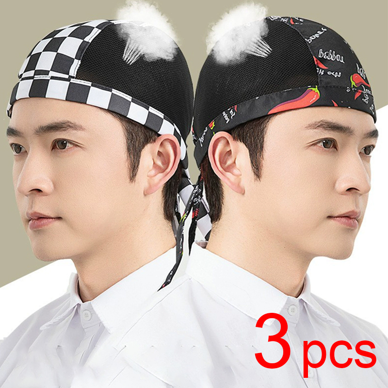 Kitchen Baker - Topi Masak Jaring Bernapas 3 Buah