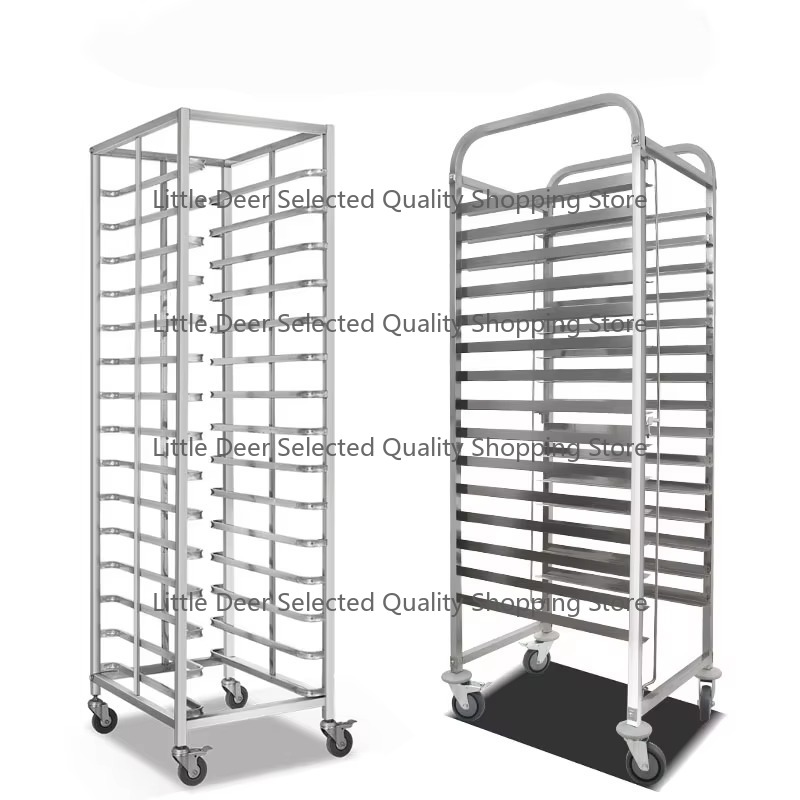 Kitchen Baking Trolley - Troli Panggang Baja Anti Karat 6