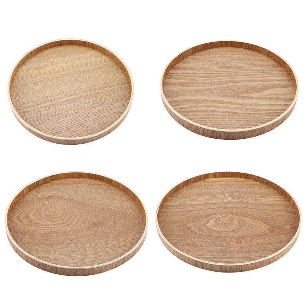 Cake Board Round - Nampan melayani kayu, nampan teh buah