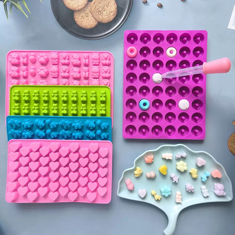 7 Buah Cetakan Silikon Permen  - Kitchen Baking Tray Set ulasan dan harga