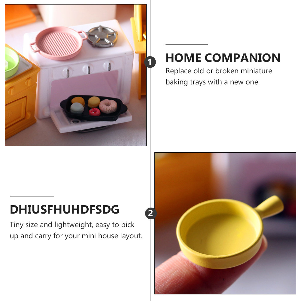 4Pcs Set Loyang Mini untuk Dek - Kitchen Baking Tray Set ulasan dan harga