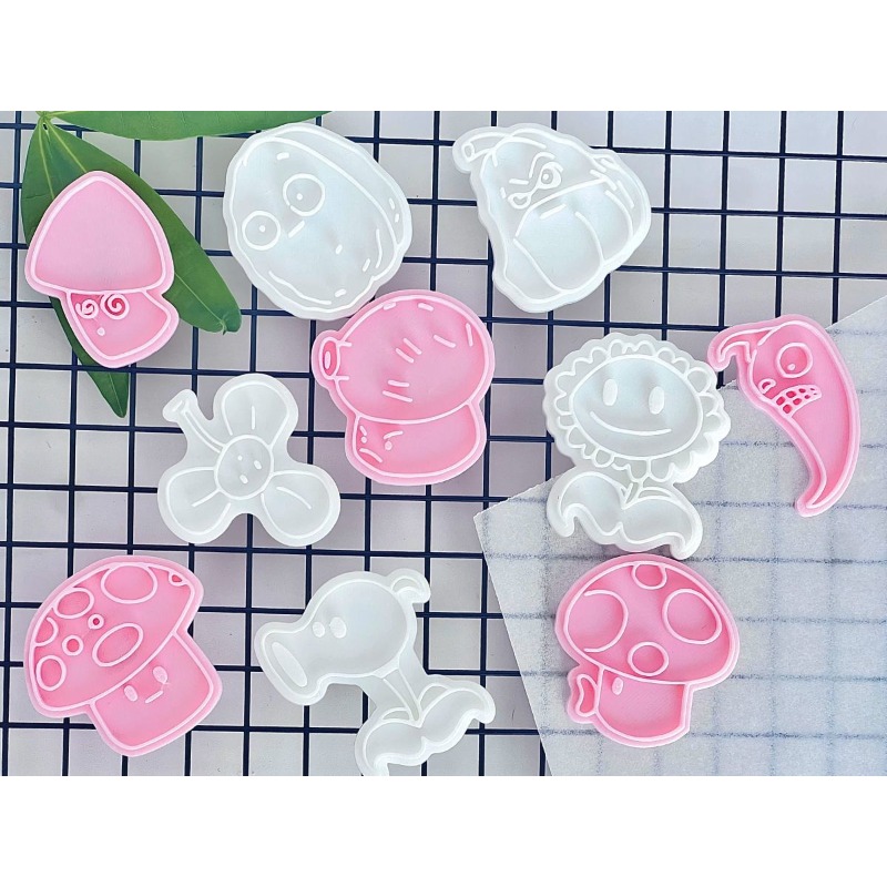 Cetakan Biskuit Kartun Plants  - Kitchen And Baking ulasan dan harga
