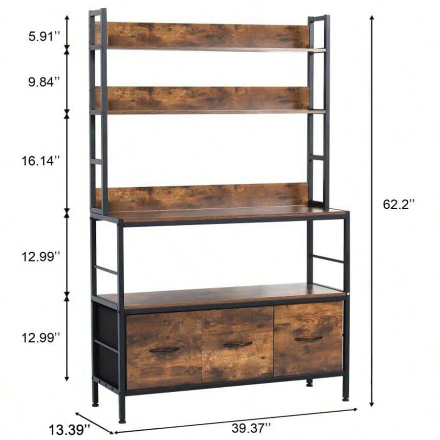 Rak Dapur dengan 3 Keranjang,  - Kitchen Baker ulasan dan harga