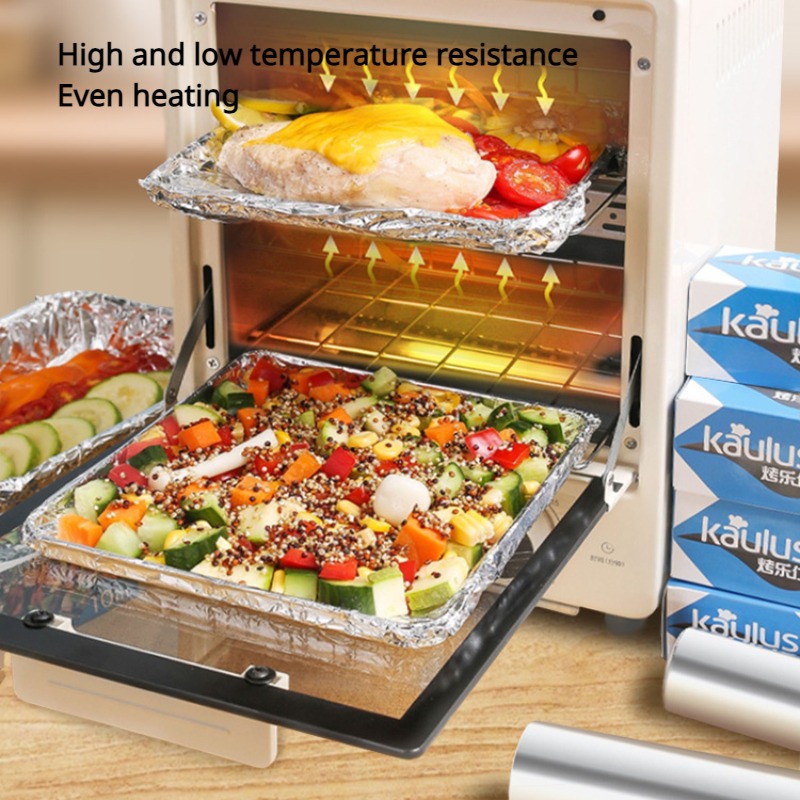 Zacwoo 10/20/40M Aluminium Foi - Kitchen Baking Tins ulasan dan harga