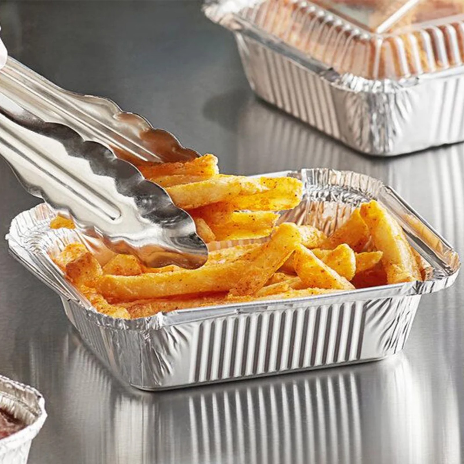 20 Buah Nampan Aluminium Foil  - Kitchen Baking Tray Set ulasan dan harga