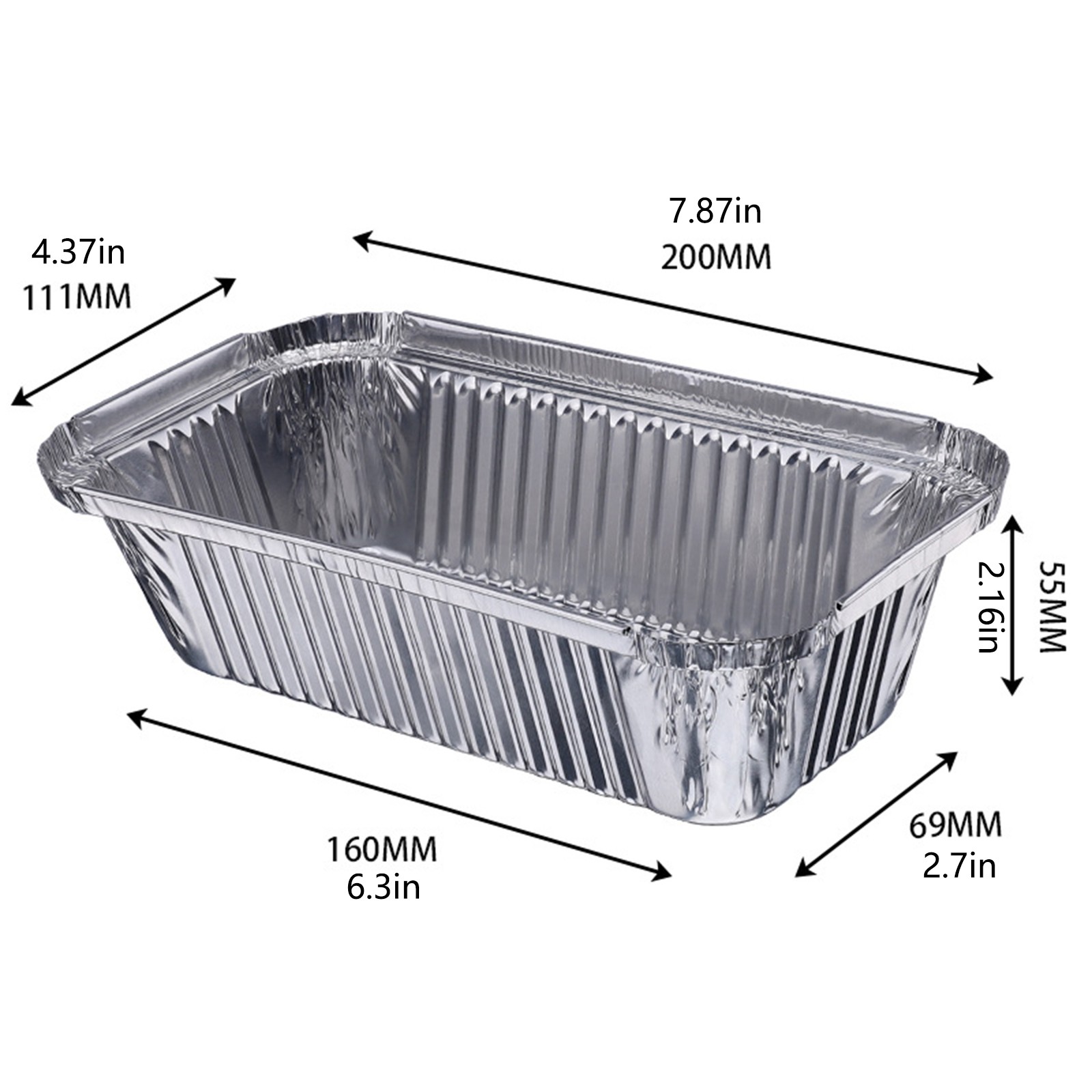 20 Buah Nampan Aluminium Foil  - Kitchen Baking Tray Set ulasan dan harga
