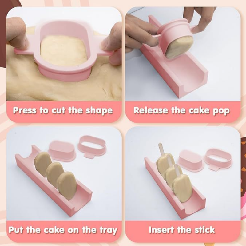 Set Cetakan Cake Pop dengan Ba - Kitchen Baking Tray Set ulasan dan harga