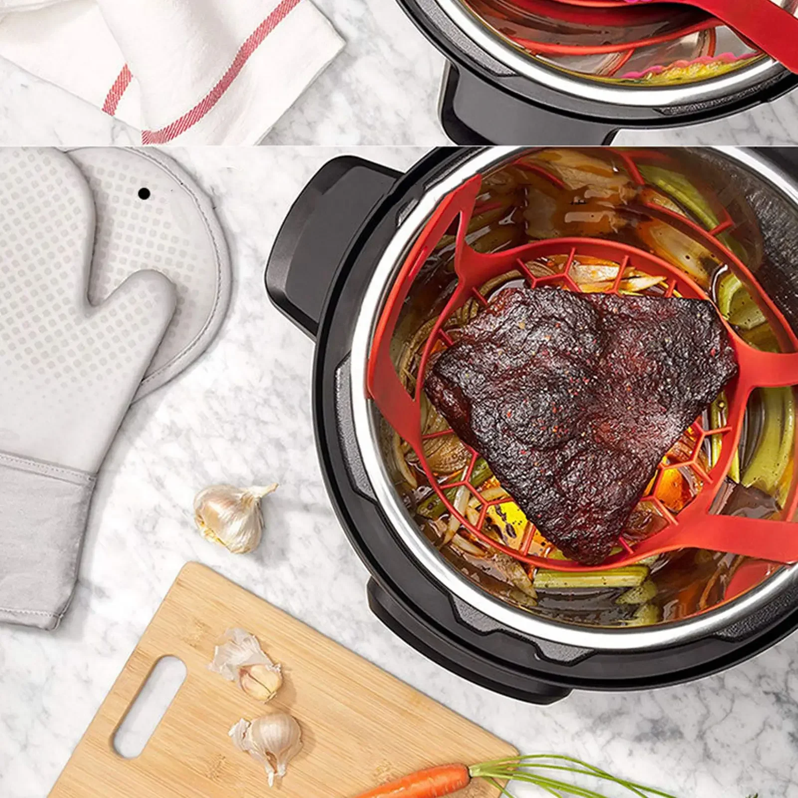4Pcs Set Peralatan Dapur Silik - Kitchen Baking Tray Set ulasan dan harga