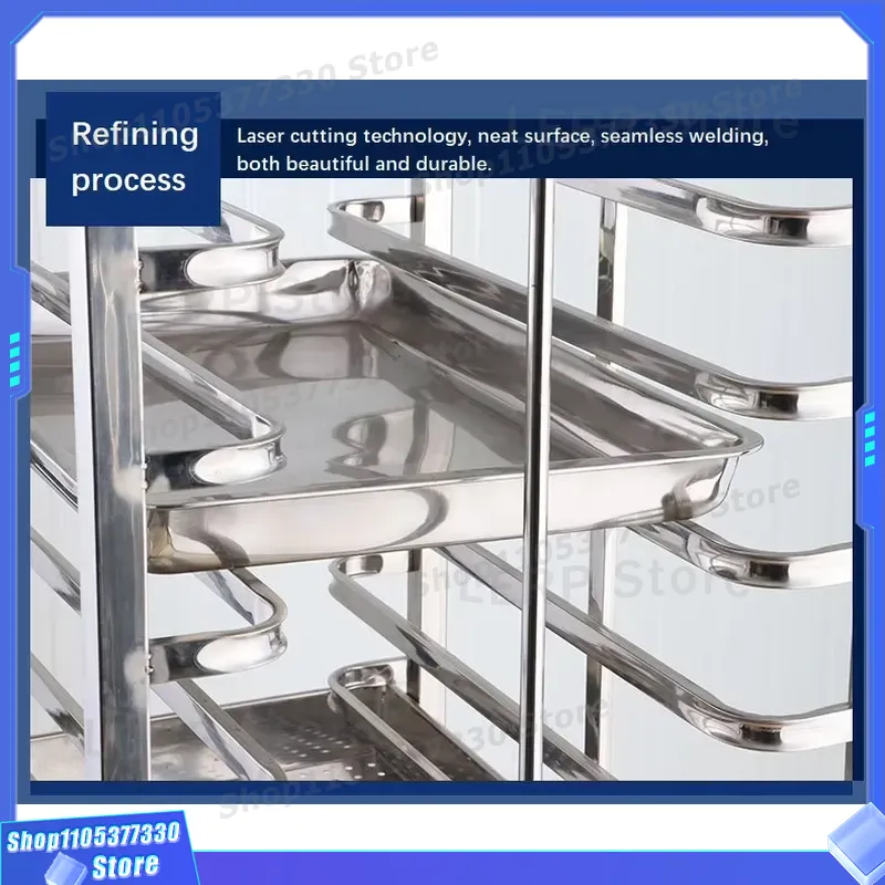 Rak Roti Stainless Steel 15 La - Kitchen Baking Trolley ulasan dan harga