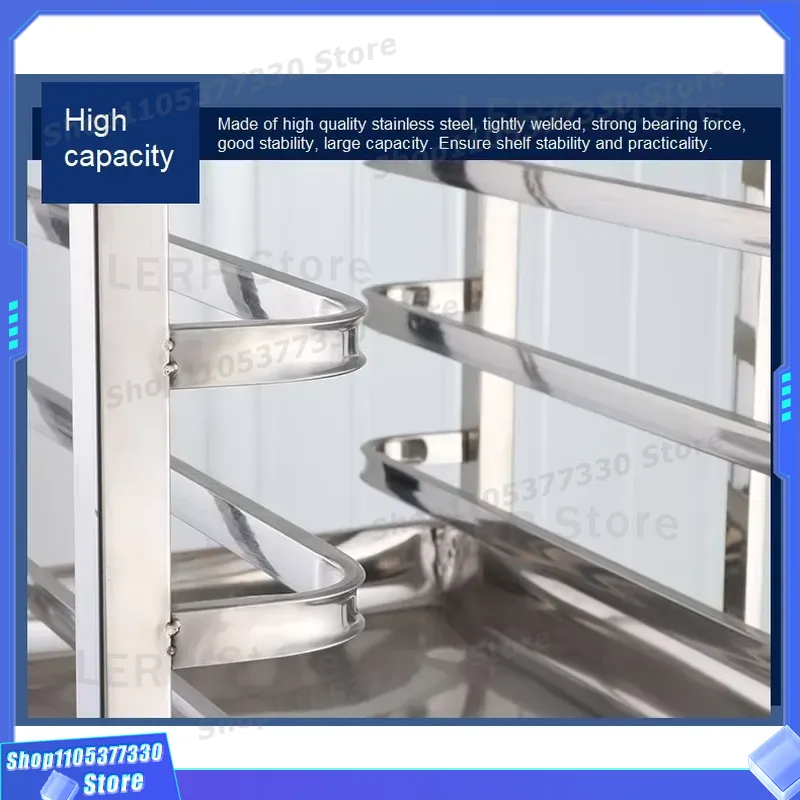 Rak Roti Stainless Steel 15 La - Kitchen Baking Trolley ulasan dan harga