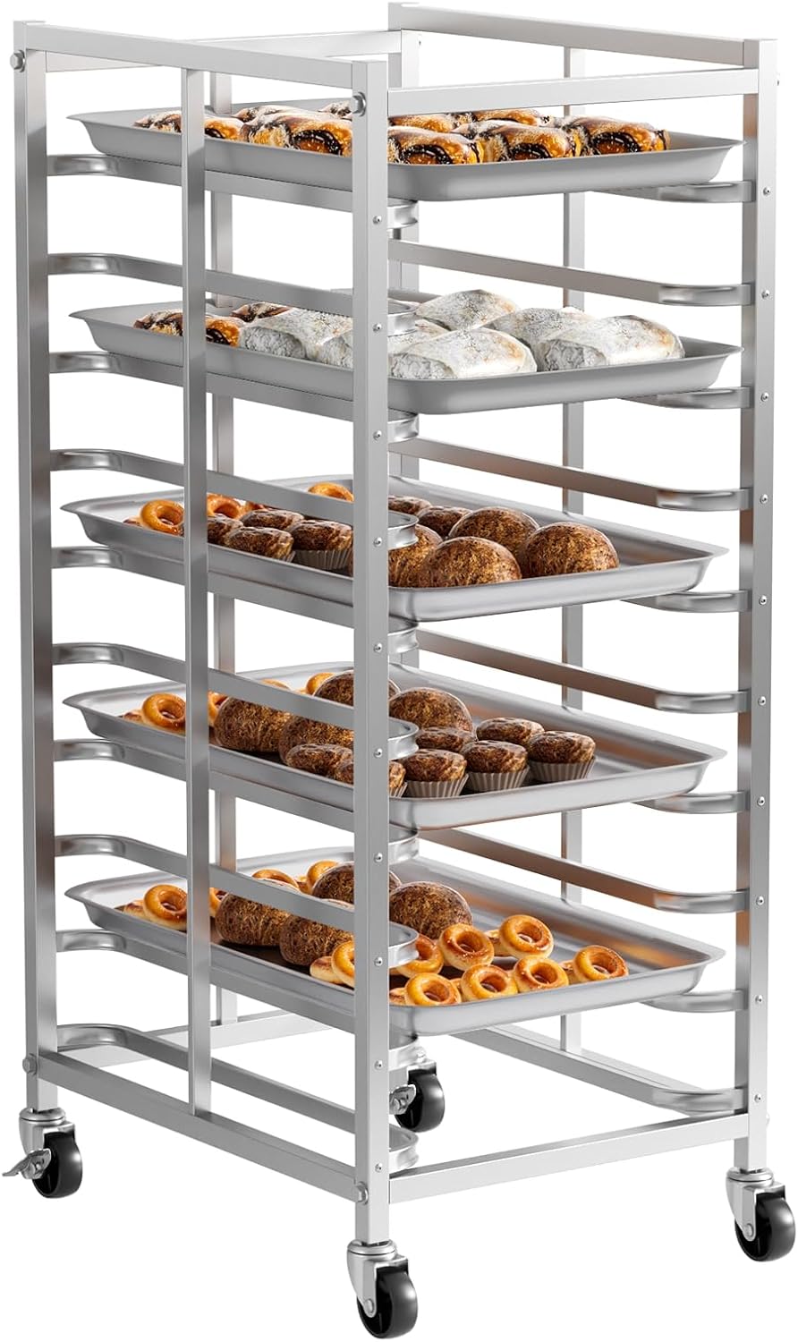 Rak Pemanggang Kue Stainless S - Kitchen Baking Trolley ulasan dan harga