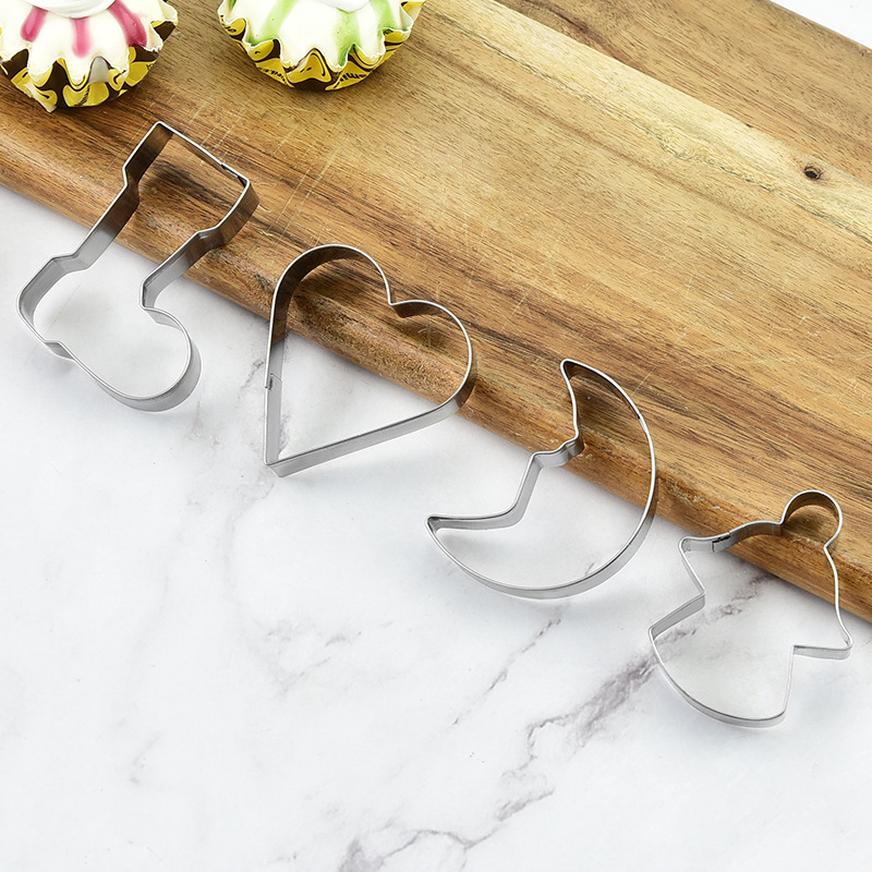 10 Buah Set Cetakan Kue Natal  - Cookie Cutter Set ulasan dan harga