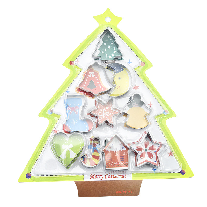 10 Buah Set Cetakan Kue Natal  - Cookie Cutter Set ulasan dan harga