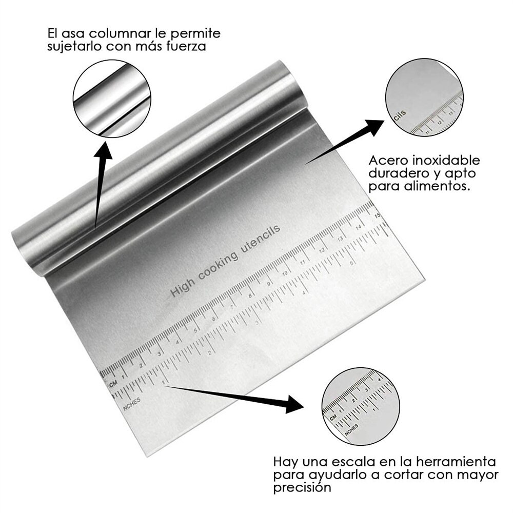 Pengikis adonan kue Stainless  - Kitchen Baking Tray Set ulasan dan harga