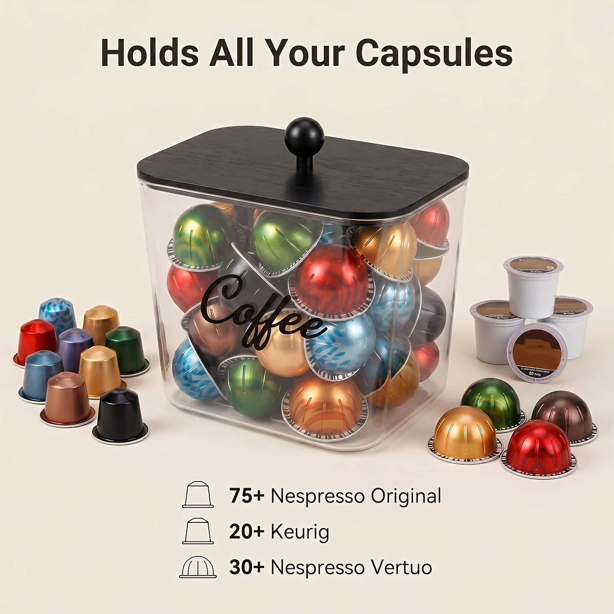 Tempat Penyimpanan Pod Kopi de - Kitchen Baking Tins ulasan dan harga