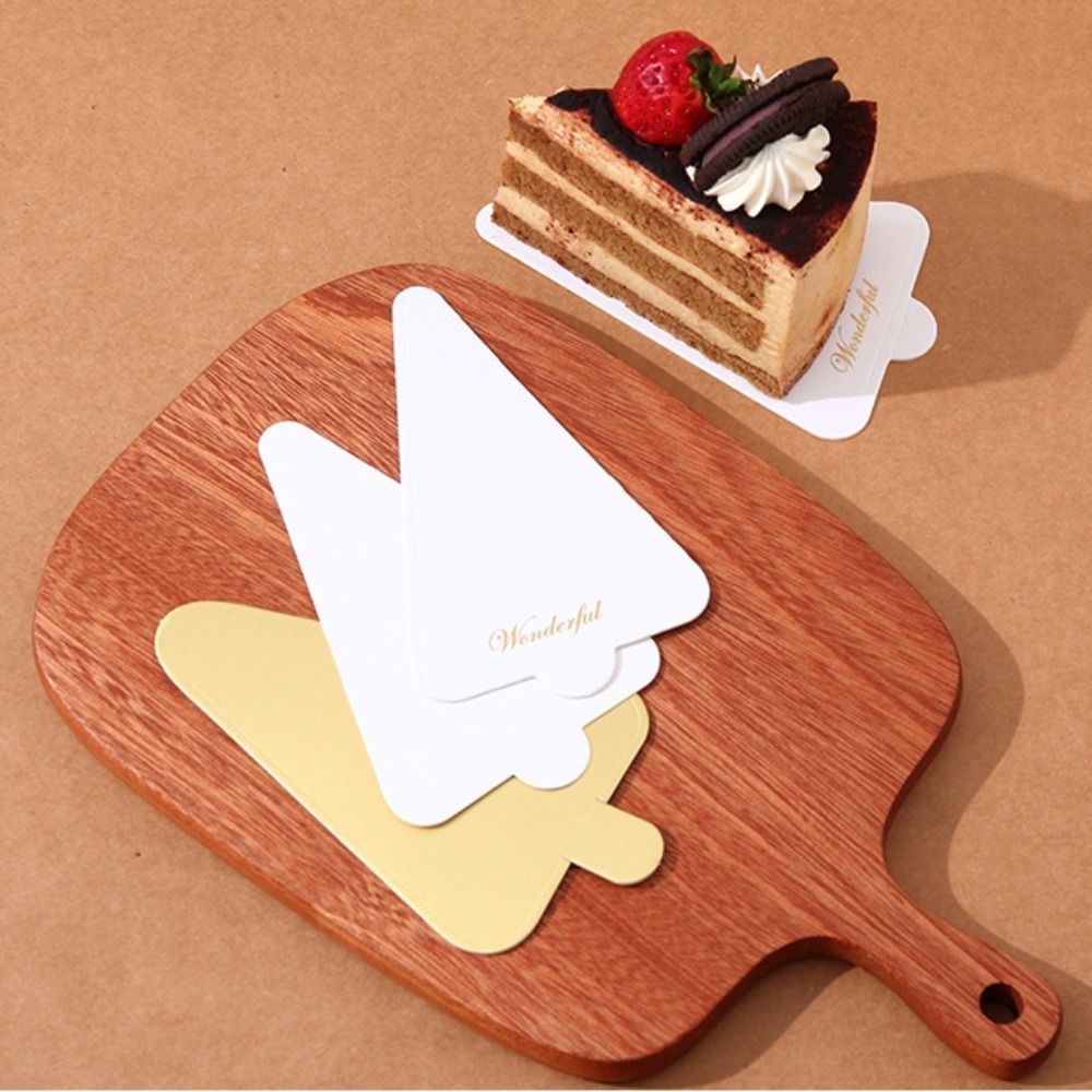 50/100 pcs Papan Dessert Sekal - Cake Board Round ulasan dan harga