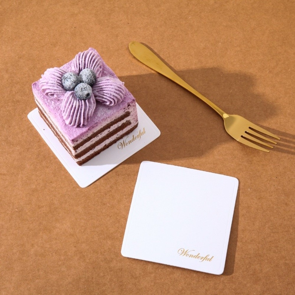 50/100 pcs Papan Dessert Sekal - Cake Board Round ulasan dan harga