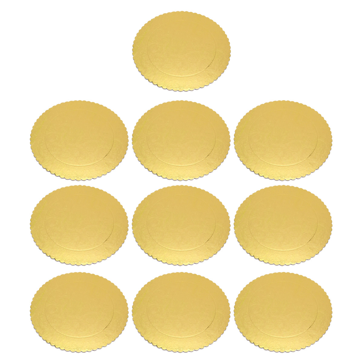 10Pcs Papan Kue Kertas Bulat F - Cake Board Round ulasan dan harga