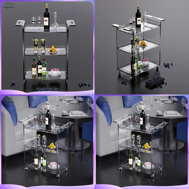 Troli Dapur Modern 3 Tingkat d - Kitchen Baking Trolley ulasan dan harga