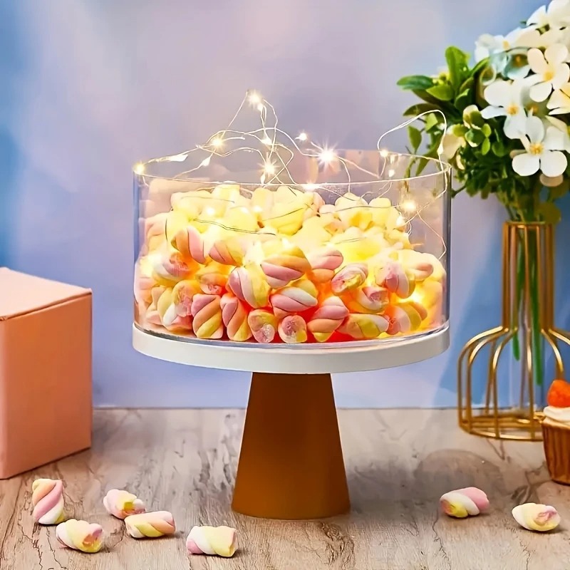 Tampilan Kue Akrilik Berdiri B - Cake Board Round ulasan dan harga
