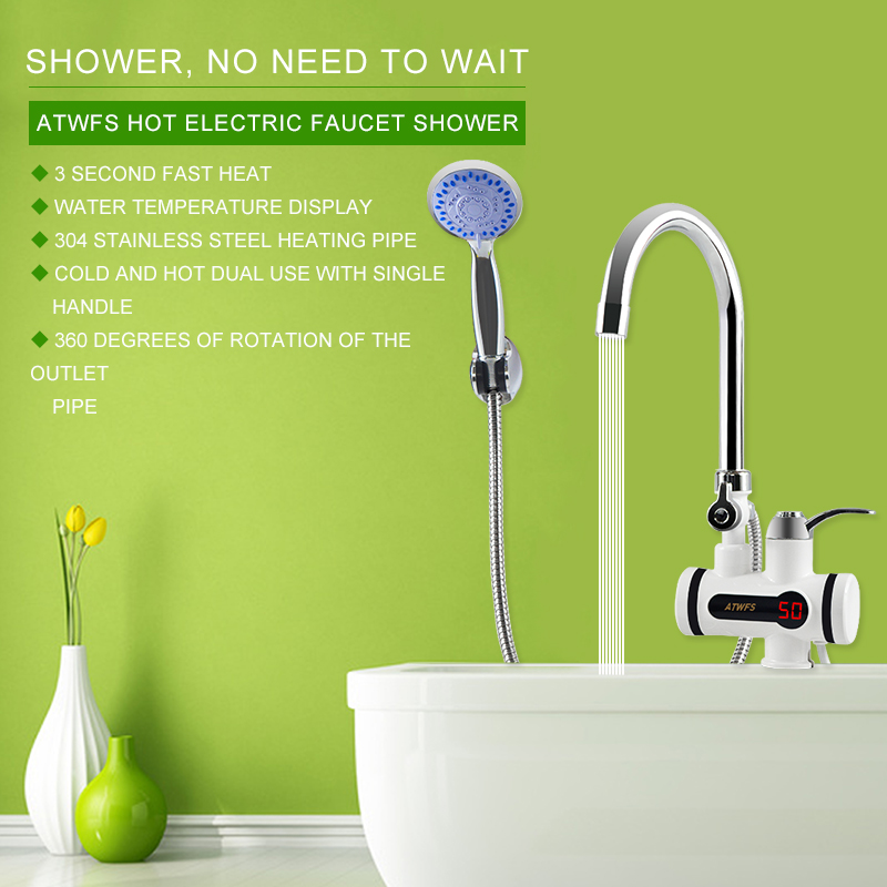 ATWFS keran pemanas air tanpa  - Kitchen Baking Mixer ulasan dan harga