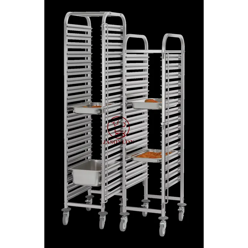 Troli Pan GN 4 Roda Bahan Stai - Kitchen Baking Trolley ulasan dan harga