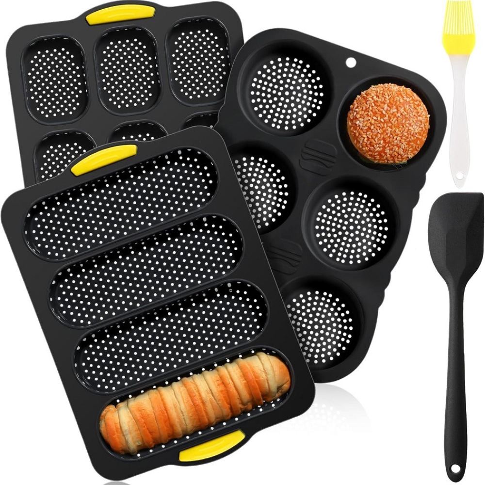 Set Cetakan Kue Silikon Premiu - Kitchen Baking Tray Set ulasan dan harga