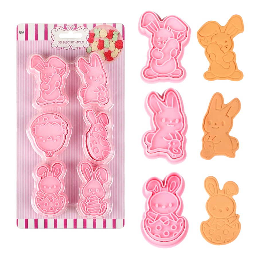 6 Buah/Set Cetakan Fondant Dap - Cookie Cutter Set ulasan dan harga