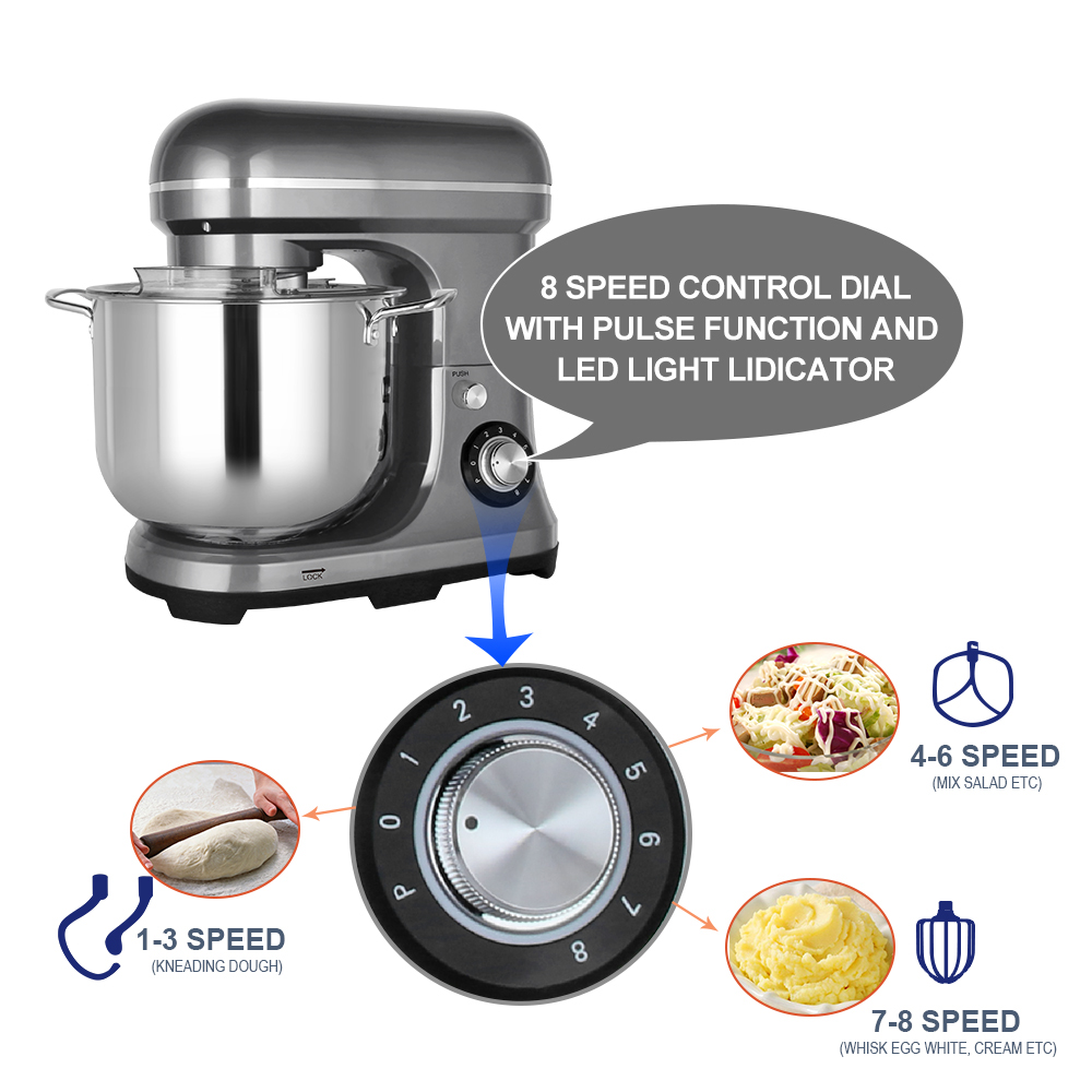 Mixer Elektrik 11L 2000W, Daya - Kitchen And Baking ulasan dan harga