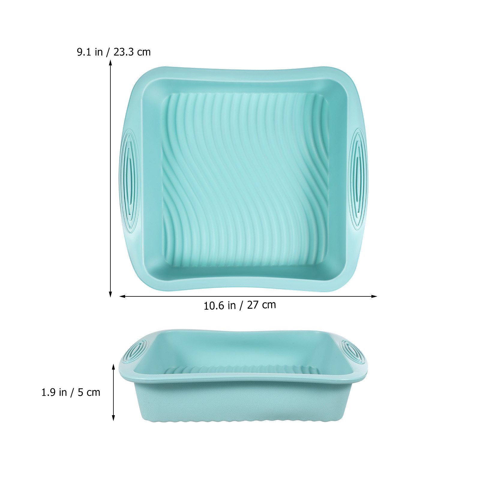 Cetakan Kue Persegi Silikon An - Kitchen Baking Tins ulasan dan harga