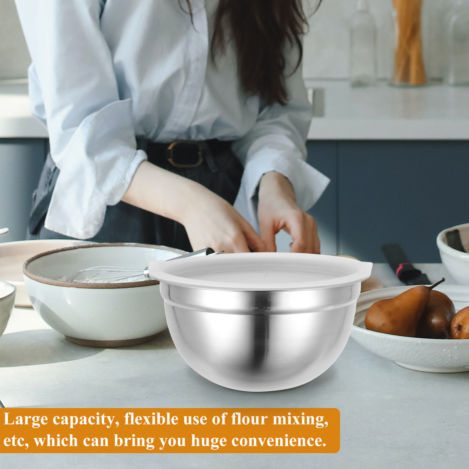 Mangkuk Pencampur Stainless St - Kitchen Baking Mixer ulasan dan harga