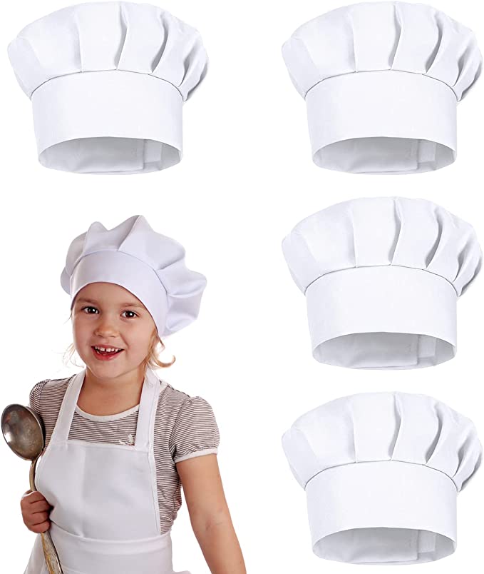 4pcs Topi Koki Anak Tinggi 21c - Kitchen Baker ulasan dan harga
