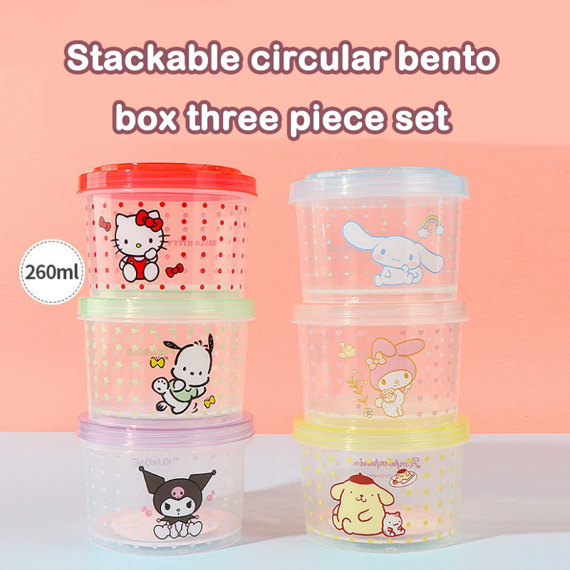 Set Kotak Bento Kitty 3 Buah W - Kitchen Baking Tins ulasan dan harga