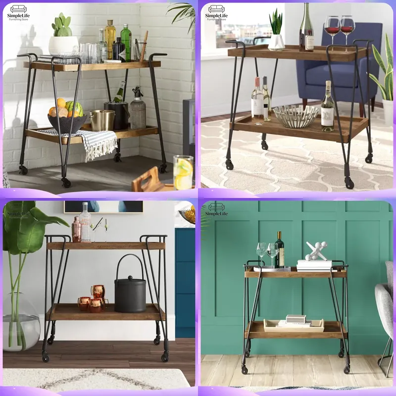 Troli Dapur Beroda, Kereta Dor - Kitchen Baking Trolley ulasan dan harga